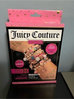 Juicy Couture Pink and Precious 267 piece Bracelet Make Your Own Set NIB
